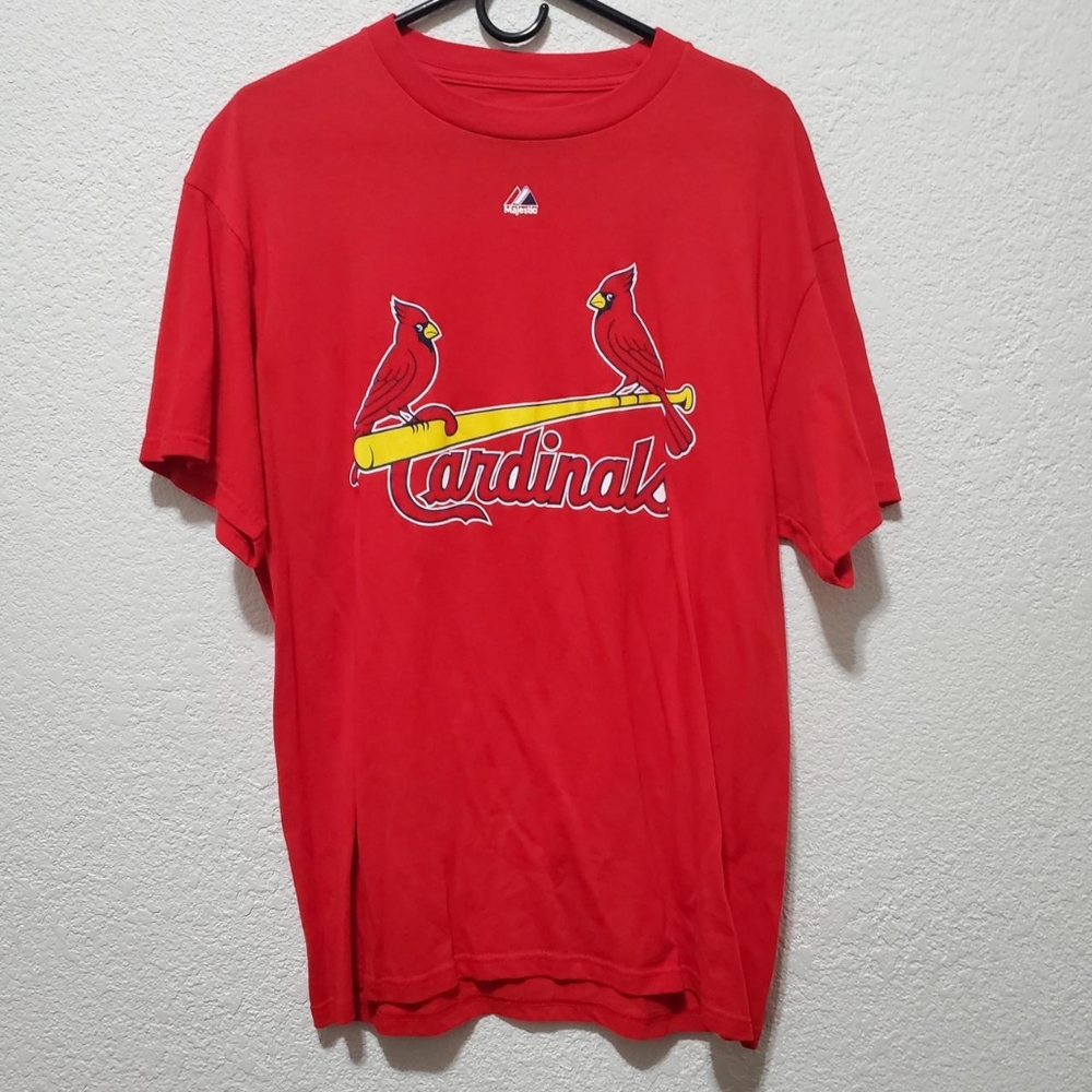 •Majestic St. Louis Cardinals #4 Molina Graphic tee 🔴⚾️